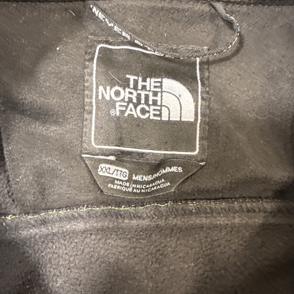 North Face Apex Bionic Mens 2XL Green BLK  Softshell Fleece Lined Outdoor ZIP - Picture 4 of 9